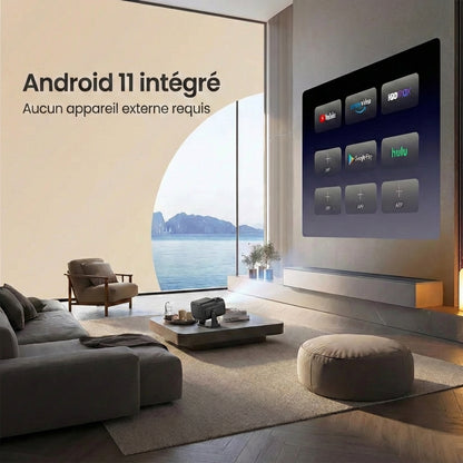 4K-compatible projector - Wi-Fi and Bluetooth