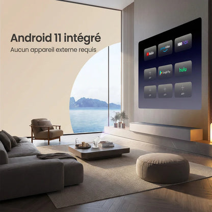 4K-compatible projector - Wi-Fi and Bluetooth