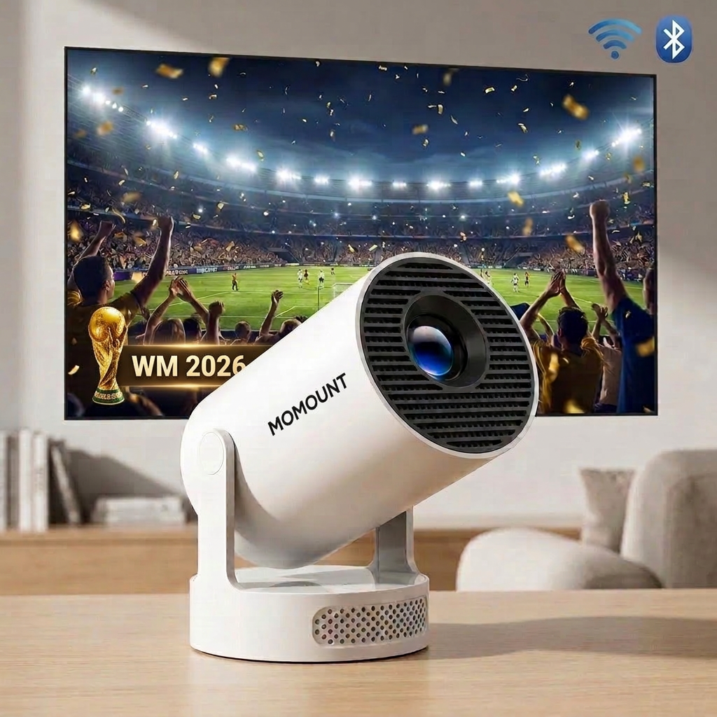 4K-compatible projector - Wi-Fi and Bluetooth