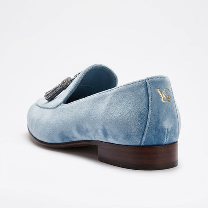Women's Tassel Loafers - loafer back angle